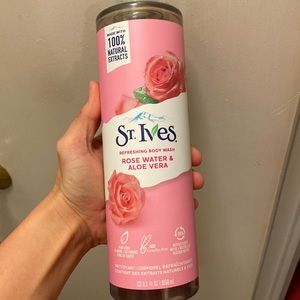 St. Ives rose water and aloe Vera body wash